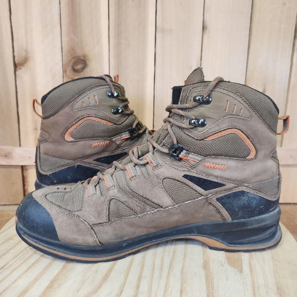Mammut Granite GTX Boots Mens 11.5 Brown Nubuck Vibram Hiking Waterproof